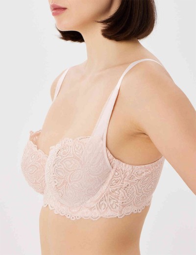 Бюстгальтер мягкий Nikol Djumon 185 14 розовый лепесток, Цвет: розовый лепесток, Размеры: 90B, изображение 3