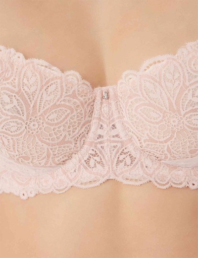 Бюстгальтер мягкий Nikol Djumon 185 14 розовый лепесток, Цвет: розовый лепесток, Размеры: 90B, изображение 5