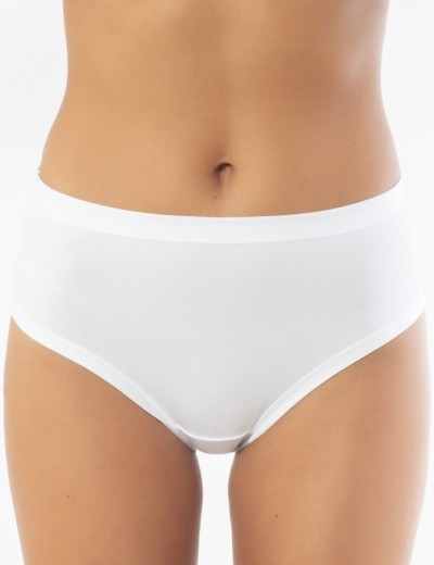 Трусы миди из хлопка и модала Sielei IOSONOIO 5009 bianco, Цвет: bianco (белый), Размеры: S, изображение 3