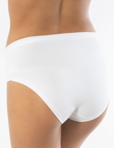 Трусы миди из хлопка и модала Sielei IOSONOIO 5009 bianco, Цвет: bianco (белый), Размеры: S, изображение 2