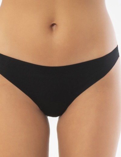 Стринги-невидимки хлопковые Sielei IOSONOIO 5103 nero, Цвет: nero (черный), Размеры: S, изображение 3