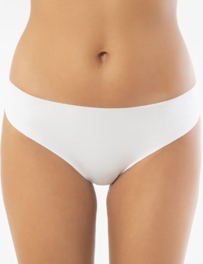 Трусы хлопковые с лазерными срезами Sielei IOSONOIO 5105 bianco, Цвет: bianco (белый), Размеры: S, изображение 3