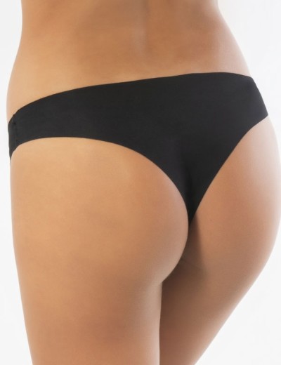 Хлопковые бразилиана с бесшовными краями Sielei IOSONOIO 5107 nero, Цвет: nero (черный), Размеры: S, изображение 2