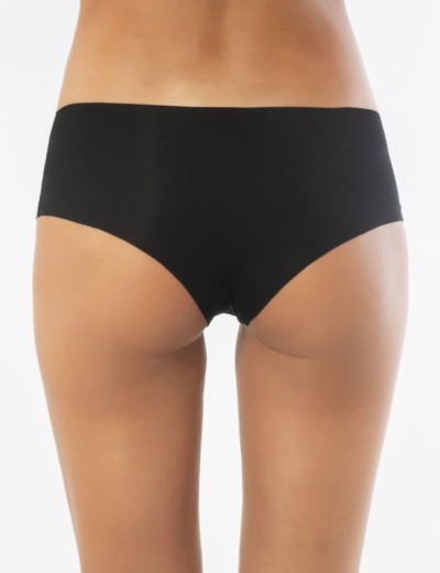 Хлопковые трусы-панти с лазерными срезами Sielei IOSONOIO 5109 nero, Цвет: nero (черный), Размеры: S, изображение 2