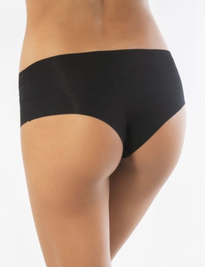 Хлопковые трусы-панти с лазерными срезами Sielei IOSONOIO 5109 nero, Цвет: nero (черный), Размеры: S, изображение 4