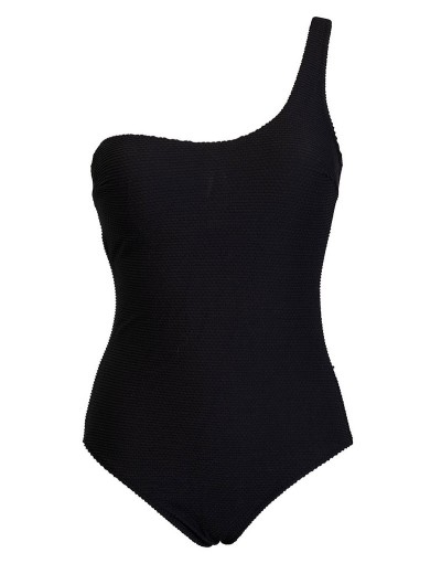 Черный купальник на одной бретели Sielei SUMMER ME51 nero, Цвет: nero (черный), Размеры: 75B, изображение 3