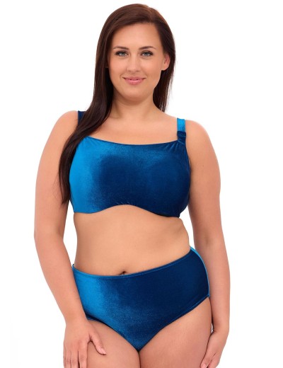 Бархатные плавки женские Akcent W-219 индиго, Цвет: индиго, Размеры: L, изображение 3