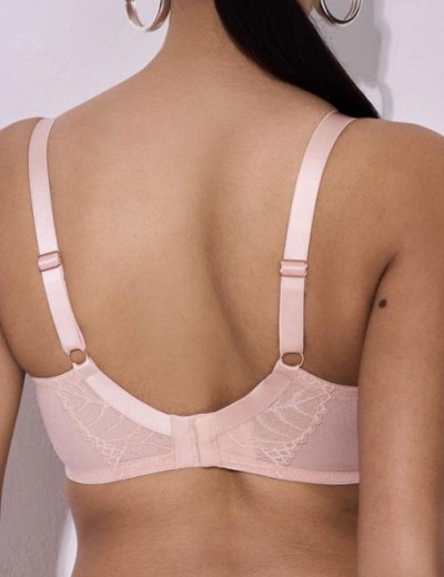 Кружевной бюстгальтер балконет Alles BEVERLY M телесный, Цвет: телесный, Размеры: 70D, изображение 2