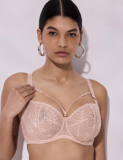 Кружевной бюстгальтер балконет Alles BEVERLY M телесный, Цвет: телесный, Размеры: 70D, изображение 3