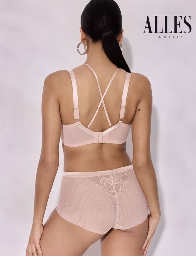 Трусы высокие Alles CHIARA classic телесный, Цвет: телесный, Размеры: L, изображение 4