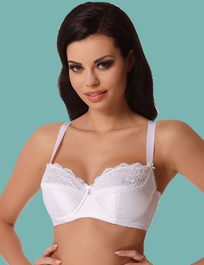 Бюстгальтер полумягкий Alles IDA PU, Цвет: белый, Размеры: 85E, изображение 3