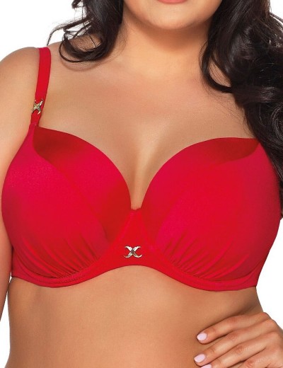 Раздельный красный купальник Ava SK180U+SF180/2 Barbados, Цвет: красный, Размеры: 90C, изображение 3