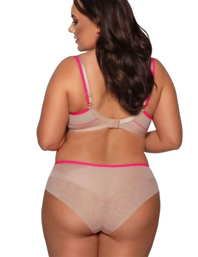 Бюстгальтер полумягкий Ava TROPEA 2071 PU Fluo, Цвет: телесный+розовый, Размеры: 80E, изображение 5