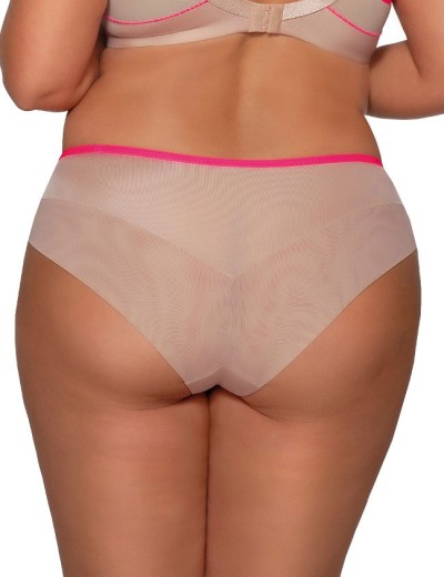 Трусы слипы Ava TROPEA 2072 figi Fluo, Цвет: телесный+розовый, Размеры: S, изображение 2