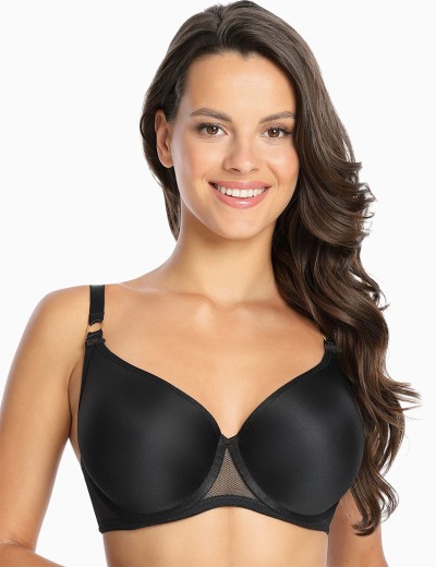 Бюстгальтер с формованной чашкой Gaia GAJA 1082 U черный, Цвет: черный, Размеры: 75E, изображение 5