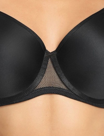 Бюстгальтер с формованной чашкой Gaia GAJA 1082 U черный, Цвет: черный, Размеры: 75E, изображение 4