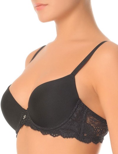 Бюстгальтер пуш-ап Leilieve FEELGOOD 990 nero, Цвет: nero (черный), Размеры: 70B, изображение 3