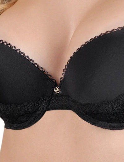 Бюстгальтер пуш-ап Leilieve MY FIT C4100 nero, Цвет: nero (черный), Размеры: 75C, изображение 4