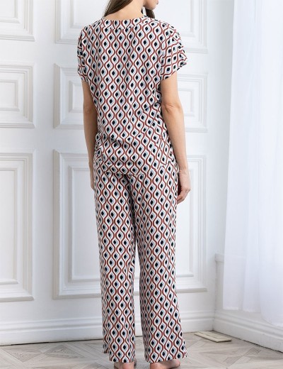 Свободный комплект с брюками Mia-Amore BERTA 5305, Цвет: мультиколор, Размеры: M, изображение 3