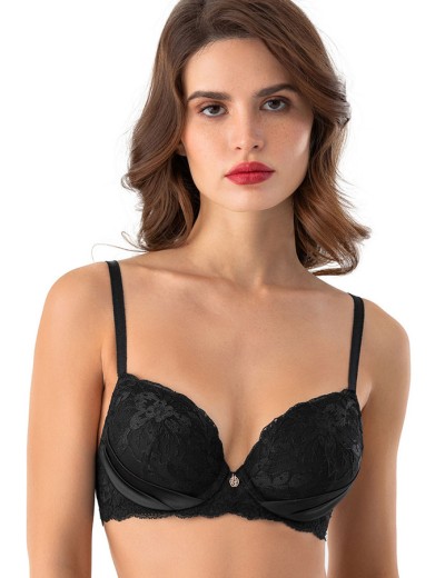 Бюстгальтер формованный Mioocchi AVRORA 8169 nero, Цвет: nero (черный), Размеры: 80B, изображение 3