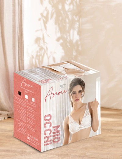 Бралетт с формованной чашкой Mioocchi AVRORA 8171 nero, Цвет: nero (черный), Размеры: 80D, изображение 4