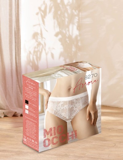 Завышенные трусики Mioocchi AVRORA 8270 panna, Цвет: panna (сливочный), Размеры: M, изображение 6