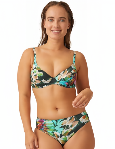 Женские плавки Naturana 78065 мох/аква/белый, Цвет: мох/аква/белый, Размеры: S, изображение 2