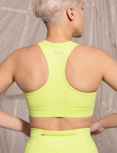 Спортивный топ Opium BF-30, Цвет: желто-зеленый, Размеры: M, изображение 2