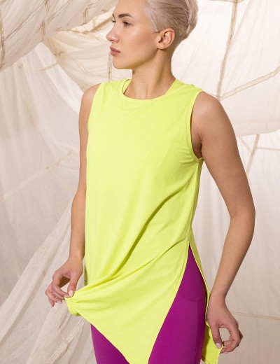 Салатовая майка Opium МF-135, Цвет: желто-зеленый, Размеры: M, изображение 3