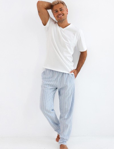 Мужская пижама Sensis DAVID, Цвет: белый, Размеры: M, изображение 3