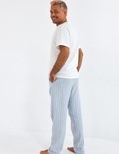 Мужская пижама Sensis DAVID, Цвет: белый, Размеры: M, изображение 4