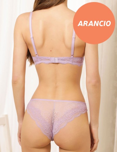 Оранжевый комплект мягкая + слипы Sielei HERITAGE 75105 arancio, Цвет: arancio (апельсин), Размеры: 75C, изображение 2