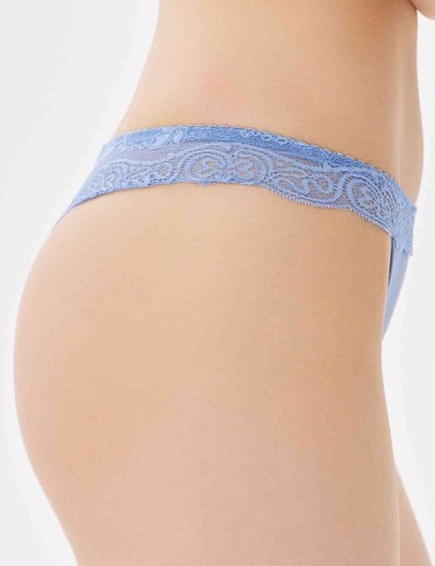 Трусы стринги VOVA SNEJANNA V54050 василек, Цвет: василек, Размеры: M, изображение 3