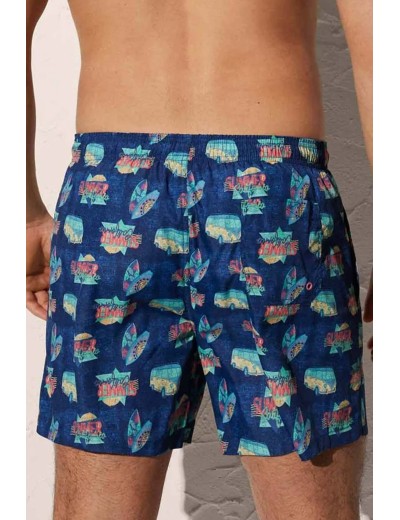 Мужские пляжные шорты Ysabel Mora 90222 синий, Цвет: синий, Размеры: M, изображение 2