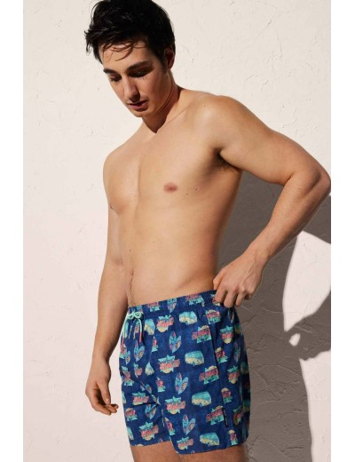 Мужские пляжные шорты Ysabel Mora 90222 синий, Цвет: синий, Размеры: M, изображение 3