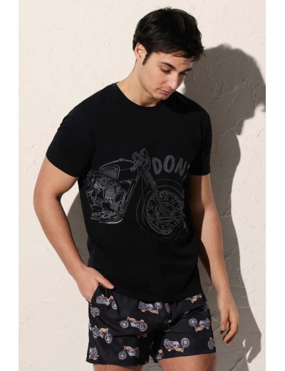 Хлопковая мужская футболка Ysabel Mora 90500 черный, Цвет: черный, Размеры: M, изображение 3