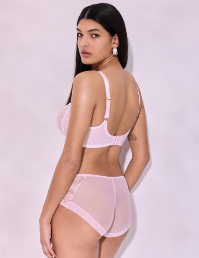 Кружевной бюстгальтер балконет Alles HUSH BLUSH M, Цвет: светло-розовый, Размеры: 75E, изображение 7