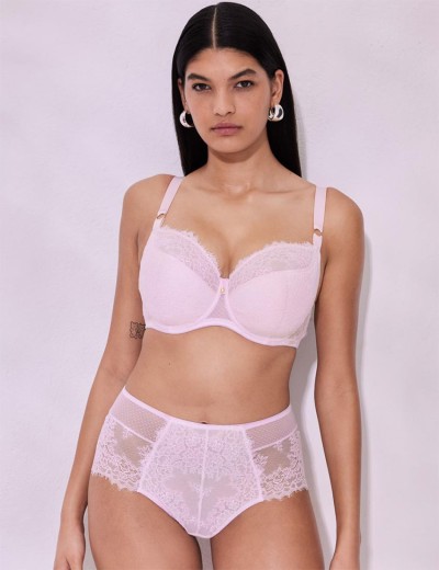 Высокие трусы слипы Alles HUSH BLUSH classic, Цвет: светло-розовый, Размеры: L, изображение 3