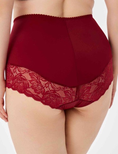 Трусы женские высокие Elli 711 LACE румба, Цвет: румба, Размеры: L, изображение 3