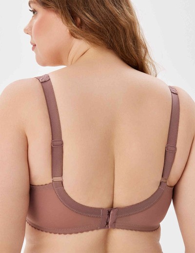 Бюстгальтер мягкий с подкроем Elli 1013 кофейно-розовый, Цвет: кофейно-розовый, Размеры: 90G, изображение 3