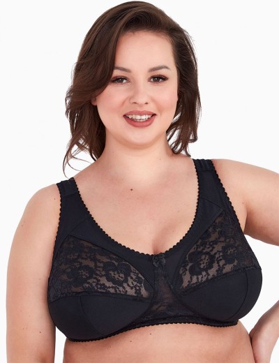 Мягкий бюстгальтер без косточек Gaia 1162 MELODIA M черный, Цвет: черный, Размеры: 85G, изображение 5