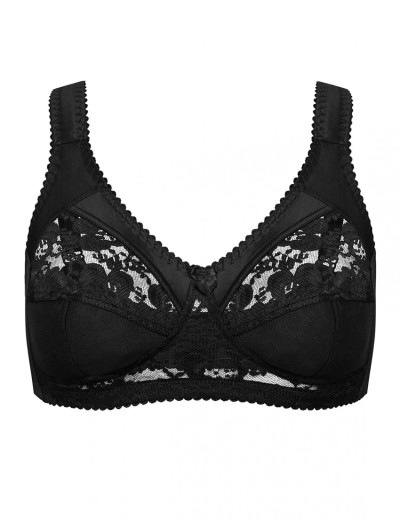 Мягкий бюстгальтер без косточек Gaia 1162 MELODIA M черный, Цвет: черный, Размеры: 85G, изображение 6