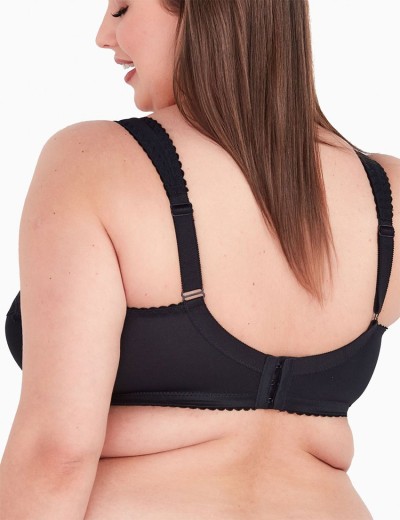 Мягкий бюстгальтер без косточек Gaia 1162 MELODIA M черный, Цвет: черный, Размеры: 85G, изображение 2