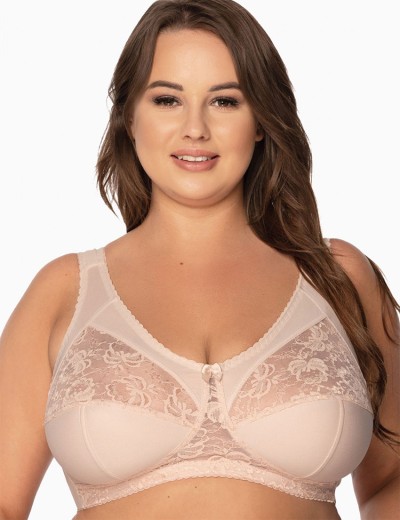 Мягкий бюстгальтер без косточек Gaia 1162 MELODIA M телесный, Цвет: телесный, Размеры: 100J, изображение 5