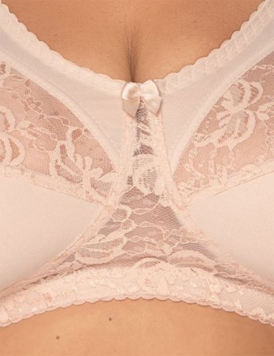 Мягкий бюстгальтер без косточек Gaia 1162 MELODIA M телесный, Цвет: телесный, Размеры: 100J, изображение 4