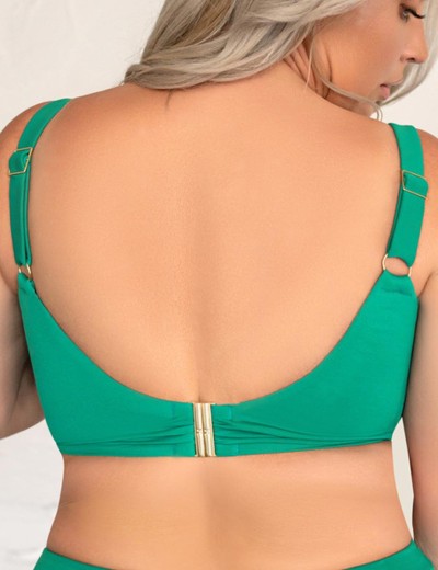 Верх купальника Kris Line CALIFORNIA soft full cup, Цвет: зеленый, Размеры: 60FF, изображение 2