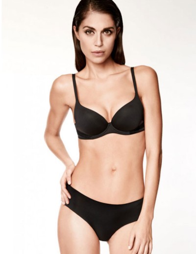 Бюстгальтер формованный Lormar Plunge EXTRA nero, Цвет: nero (черный), Размеры: 80C, изображение 7