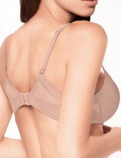 Сверхлегкий бюстгальтер пуш-ап Lormar Soft up EXTRA nudo, Цвет: nudo (телесный), Размеры: 70B, изображение 2