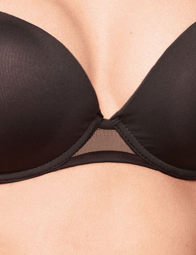 Сверхлегкий бюстгальтер пуш-ап Lormar Soft up EXTRA nero, Цвет: nero (черный), Размеры: 70B, изображение 3