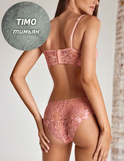 Комплект Lormar YOURBODY холтер слипы You52317 timo, Цвет: timo (тимьян), Размеры: 85B, изображение 2